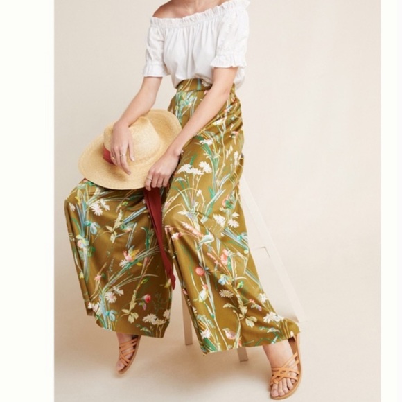 Anthropologie Maeve Shiloh Knit Wide-Leg Pants - Picture 3 of 12